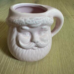 Target Wondershop Pink Christmas Santa Face Coffee Mug